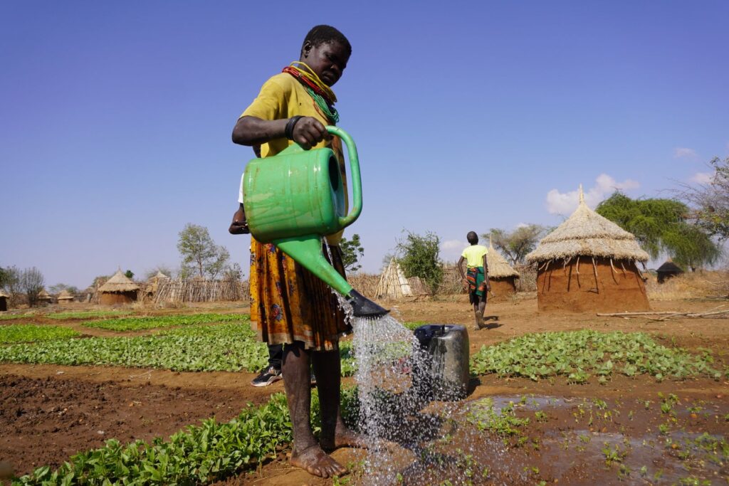 Harriet Wasser Brunnen Karamoja Garten Eigenständigkeit Uganda