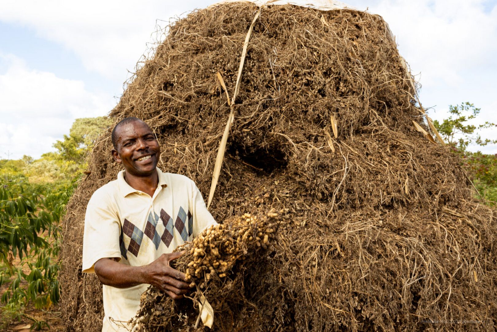 Tomás Landwirt Erfolg Mosambik Landwirtschaft Fleiss