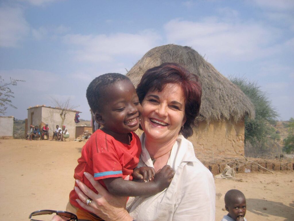 Ann Pretorius in Afrika